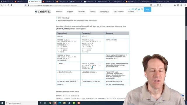 Scaling Postgres Episode 163 SQL Data Analysis | pgBouncer Setup | Understanding Deadlocks | Tuning смотреть онлайн