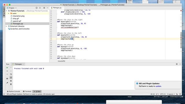 Python Tkinter (part 5): Collision Detection смотреть онлайн