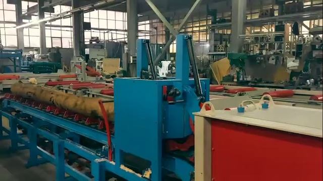 Алтай-Мамонт МГ брусующий станок для тонкомера с гусеничной подачей