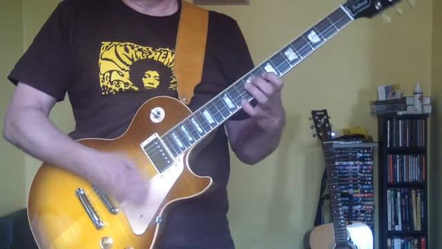 Improvisation upon Santanas Samba Pa Ti using Gibson Les Paul Honeyburst смотреть онлайн