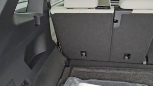 How to fold down second row seats in a VW Tiguan from the rear hatch
