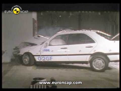 202 Mercedes Benz C Class - 1997 - Краш-тест. смотреть онлайн