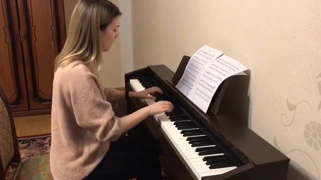 Теплякова Юлия-Мазурка, И. Беркович. 10-й месяц обучения. смотреть онлайн