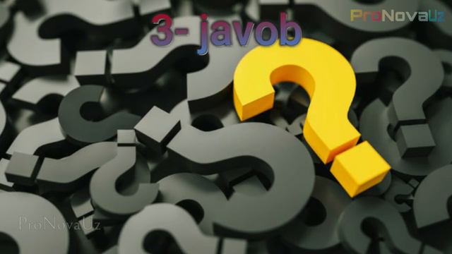 Kulguli Topishmoqlar (Javoblari)