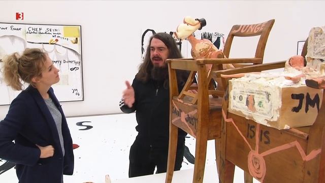 Jonathan Meese - Irrfahrten - Pinakothek der Moderne München - ZDF|Kulturzeit смотреть онлайн