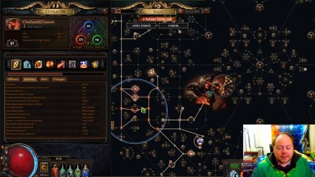 3.22 - Getting Tanky On A "Left Of Tree" Build - Easy Attack Block Cap - POE Path of Exile Ancestor смотреть онлайн