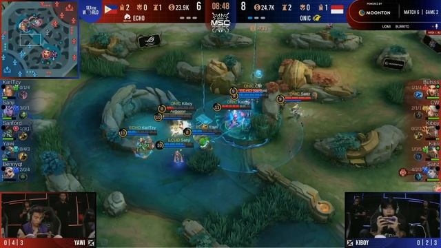 [FIL] MSC 2023 Knockout Day 3 | ECHO vs ONIC Game 2 смотреть онлайн