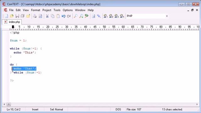 017 Do While Loop | php programming course смотреть онлайн