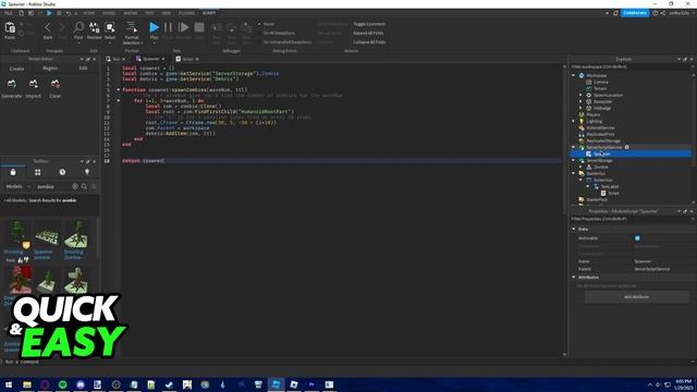 How To Add Zombie Waves in Roblox Studio [BEST Way!] смотреть онлайн