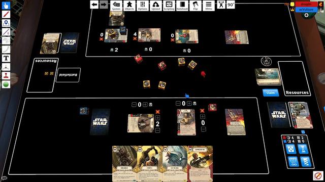 Star Wars Destiny. Droids mirror test. Game 2