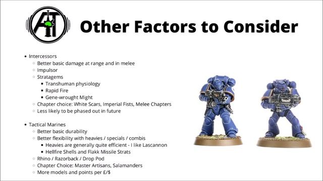 Tactical Squad vs Intercessors - Space Marines Troops Choice Comparison смотреть онлайн