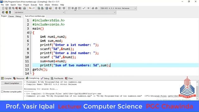 Uses of Printf and Scanf Function in C++ with example смотреть онлайн