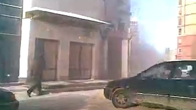 Горит Торговый Центр"Олимп". Уфа, 23 ноября 2011, 12.30 смотреть онлайн