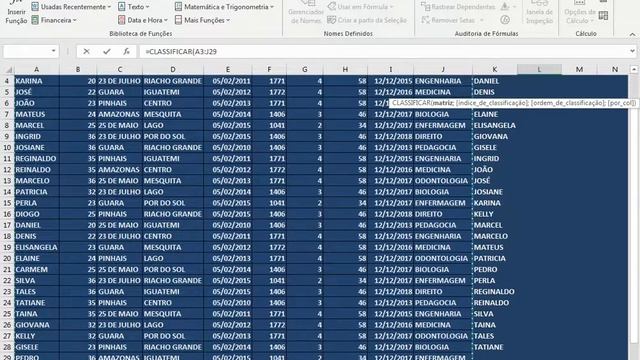 Excel FUNÇÃO CLASSIFICAR Excel 2019 смотреть онлайн