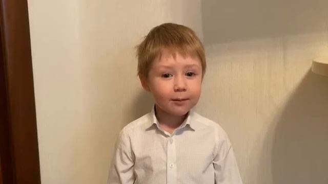 Стихотворение к 75-летию Победы. Коваленко Вова, 5 лет. Детский сад № 14, х. Дёмино смотреть онлайн