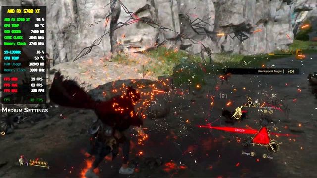 Forspoken | RX 5700 XT | Core i9-13900K | 1080p Benchmark смотреть онлайн