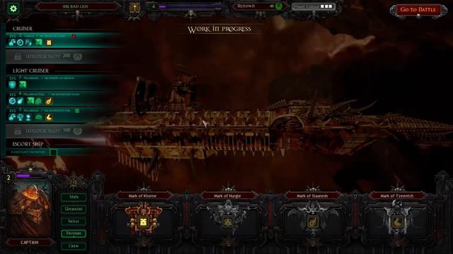 KHORNE CRUISER! BLOOD FOR THE BLOOD GOD - Battlefleet Gothic: Armada смотреть онлайн