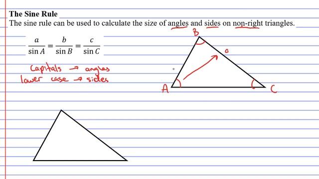 7G The Sine Rule Part 1 смотреть онлайн