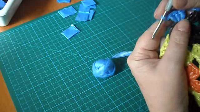 Вязание из полиэтиленовых пакетов. Чехлы на табуретки. Ч. 2 смотреть онлайн