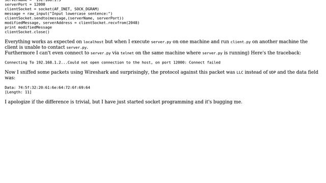 DevOps & SysAdmins: Can't connect to python server on LAN смотреть онлайн