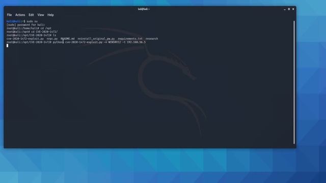 Zerologon - CVE-2020 Exploit With Kali Linux - Edit смотреть онлайн