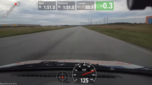 Автодром Санкт-Петербург. Лада Калина 2 Спорт. Рекордное время