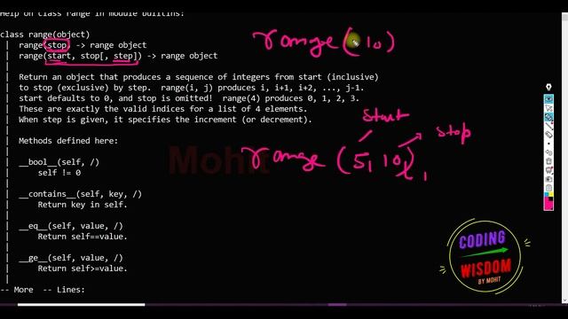 Learn Python range() function in hindi हिन्दी Video 13 смотреть онлайн