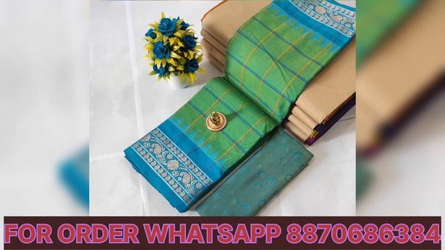 Chettinad checked cotton sarees | No.1 Quality | For order whatsapp 8870686384 | Gmt sarees смотреть онлайн