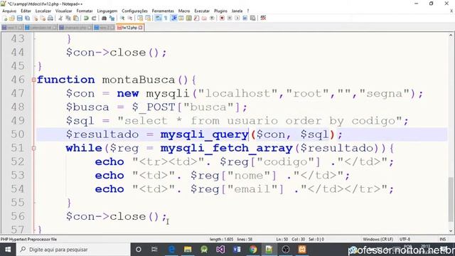 PHP - Criando uma Busca смотреть онлайн