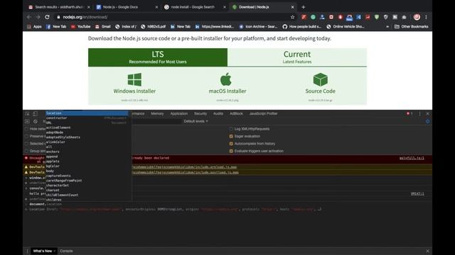 Nodejs Installation смотреть онлайн