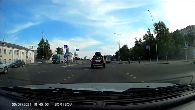 Беларусь .Борисов. Улица Гагарина .Новая дорога .Belarus Borisov Gagarin Street New road смотреть онлайн