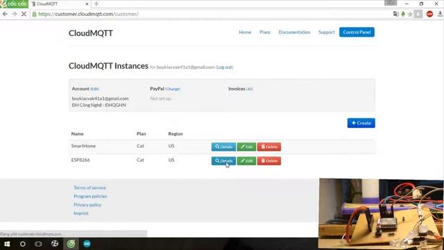 ESP8266 Text control via MQTT cloud смотреть онлайн