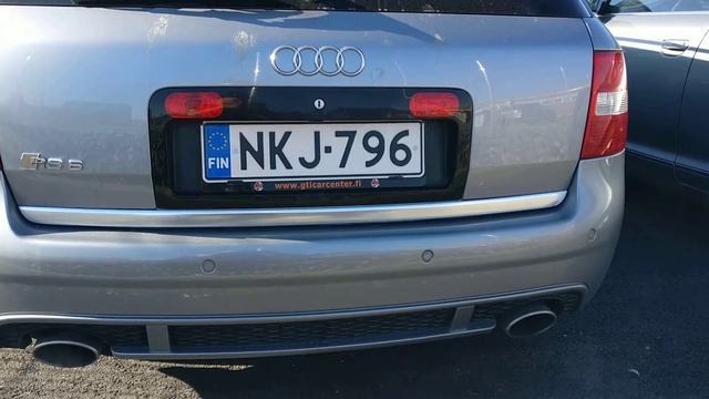 Audi RS6 2003 4.2L V8 exhaust sound смотреть онлайн