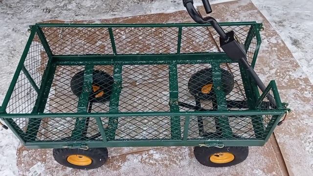 ТС4211 ТЕЛЕГА 350 кг 4х колесная тележка ВИКАРТ смотреть онлайн