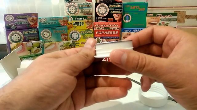 Тайская зубная паста с экстрактом чая улун. смотреть онлайн
