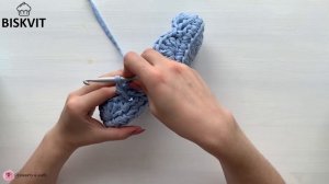 Сумка крючком из трикотажной пряжи. Узор ракушка | HOW CROCHET A BAG