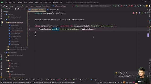 Mastering Lists with Kotlin: RecyclerView || ANDROID DEVELOPMENT using KOTLIN || GeeksforGeeks смотреть онлайн