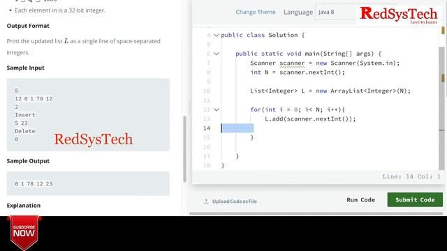 Mastering Java Coding: Conquer the List Challenge Like a Pro! | Java | Java coding | RedSysTech | смотреть онлайн