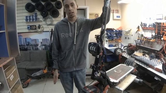 Гонка-пушка из KUGOO G1!!! Контроллеры по 150А. FastRemont СПб. Начало проекта Куго. смотреть онлайн