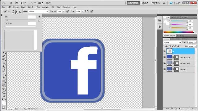 Photoshop Tutorial: Create a Facebook Icon -HD- смотреть онлайн