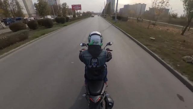 Пример видеоролика для Intagram - Поездка на мотоцикле смотреть онлайн