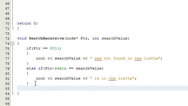 How to Search a Linked List Using Recursion in C++ (Part 2) смотреть онлайн