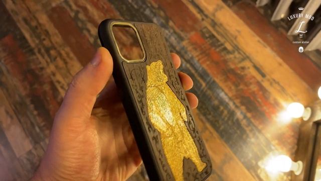 Кастомный чехол для iPhone 12 Pro с фигурой медведя смотреть онлайн