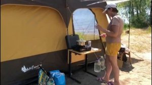 Кемпинг, рыбалка, отдых с удобствами 01.06.2024.Тестирование новой палатки
