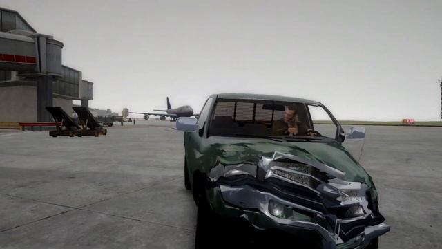 ? GTA 4 CRASH TEST OF REAL CARS AT THE AIRPORT #7 смотреть онлайн
