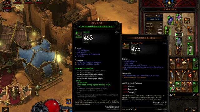 Diablo 3 PTR 2.3.0.3 Identifying 56 Legendaries and Artifacts new Crusader, WD set item смотреть онлайн
