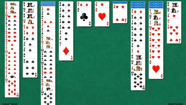 spider Solitaire Gameplay Walkthrough difficult four suites смотреть онлайн