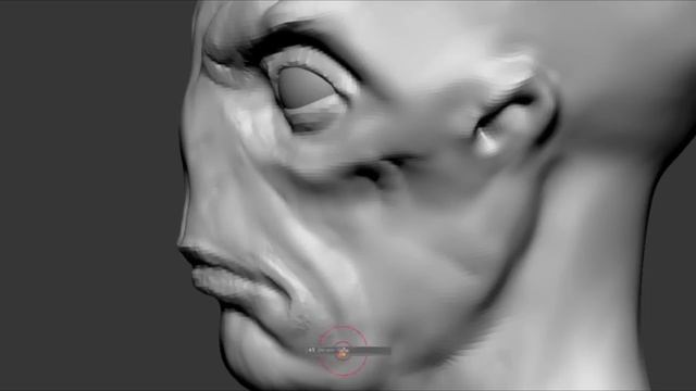 Zbrush Sketching: Alien Part 1 смотреть онлайн