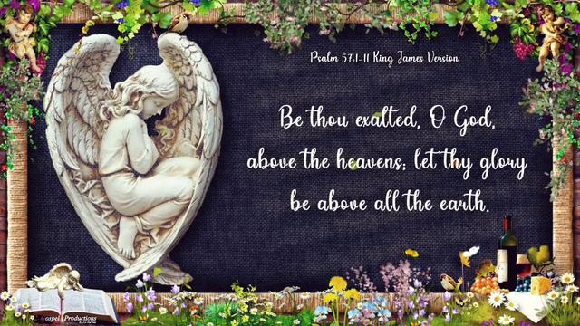 Audio Bible book psalm chapter 57 King James Version Max McLean Amazing Grace BG Music смотреть онлайн