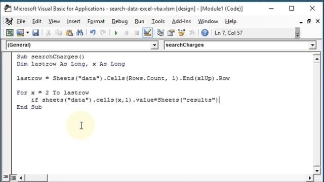 Search Data using VBA смотреть онлайн